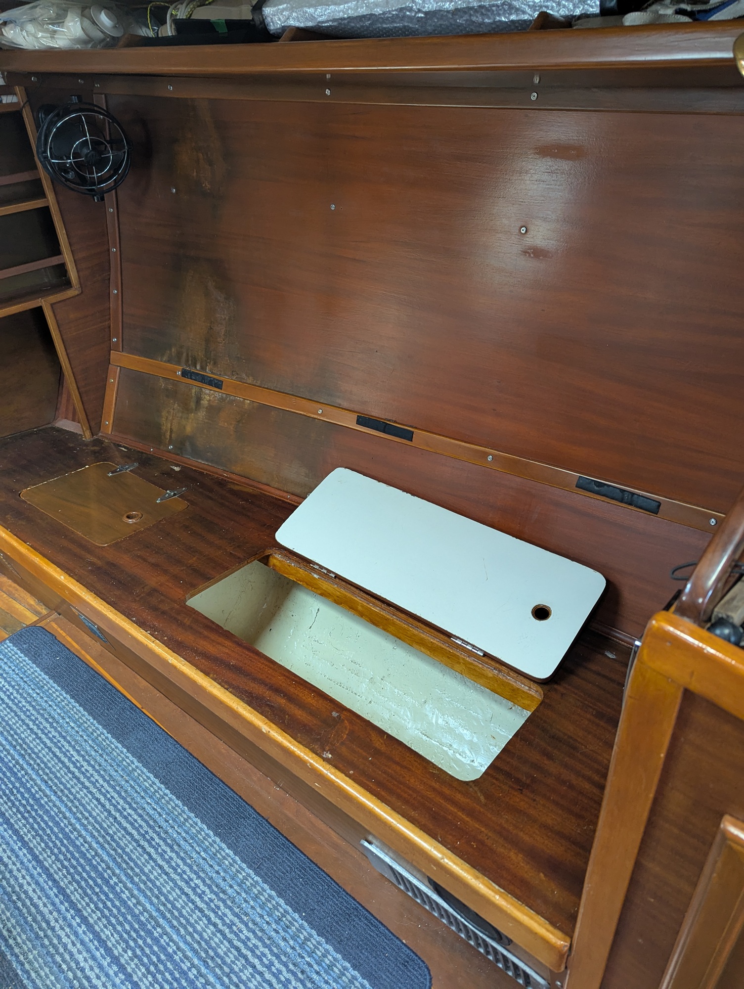 Boat Work: Starboard Settee Storage Project