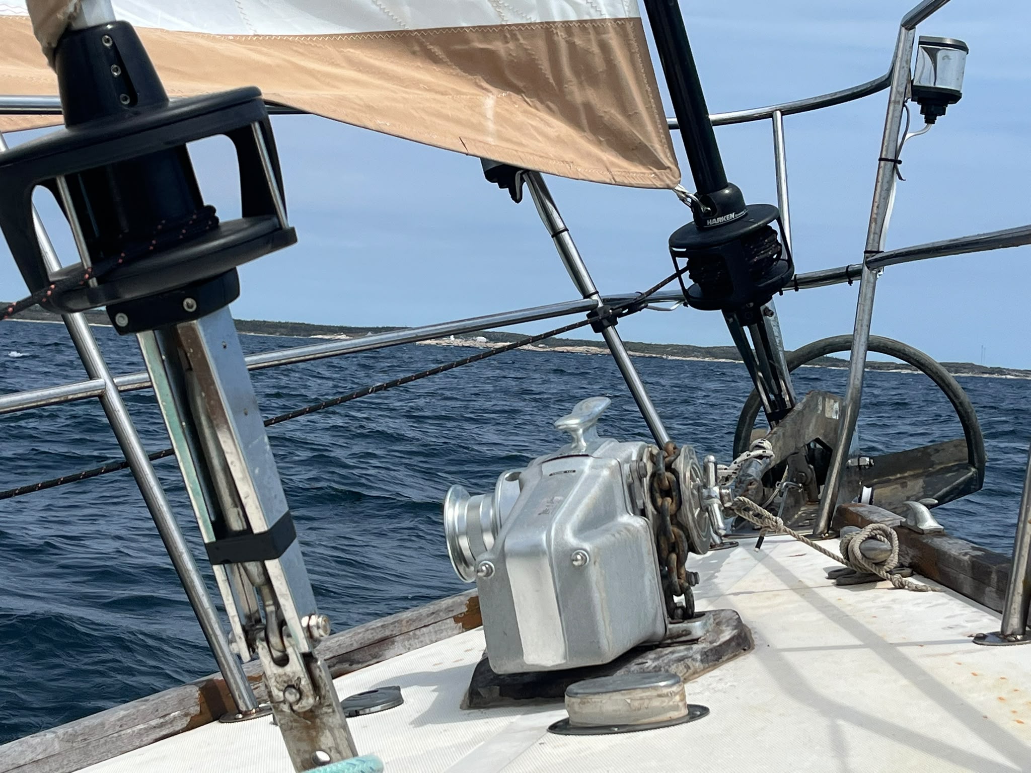 Launching Isola Naida and Sailing to Dartmouth Yacht Club